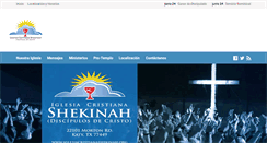 Desktop Screenshot of iglesiacristianashekinah.org