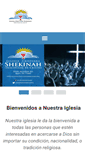 Mobile Screenshot of iglesiacristianashekinah.org