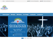 Tablet Screenshot of iglesiacristianashekinah.org
